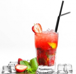 Preparing crushed ice juice